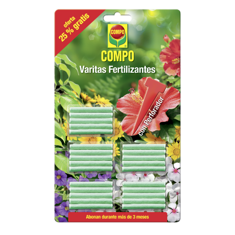 Fertilizante Compo varitas 24+6