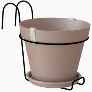 Kit Capri Campana 20cm (Vaso + Prato + Suporte)