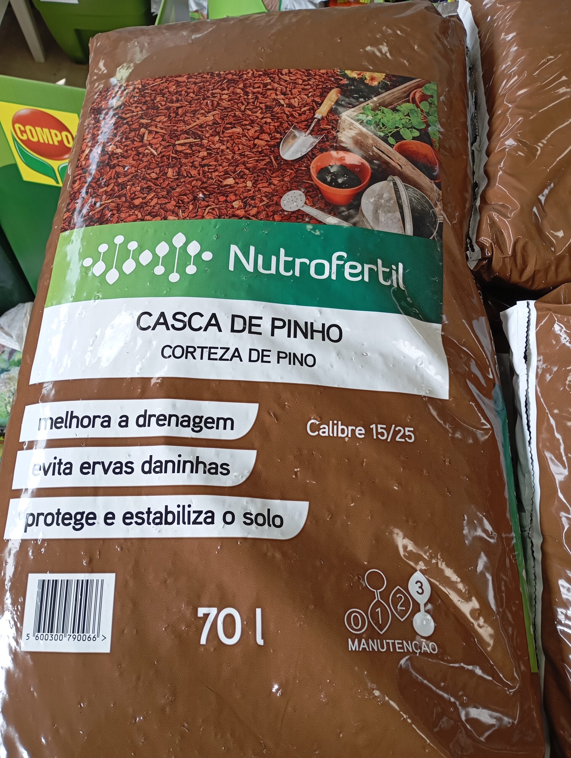 CASCA DE PINHO - DECOR 70L